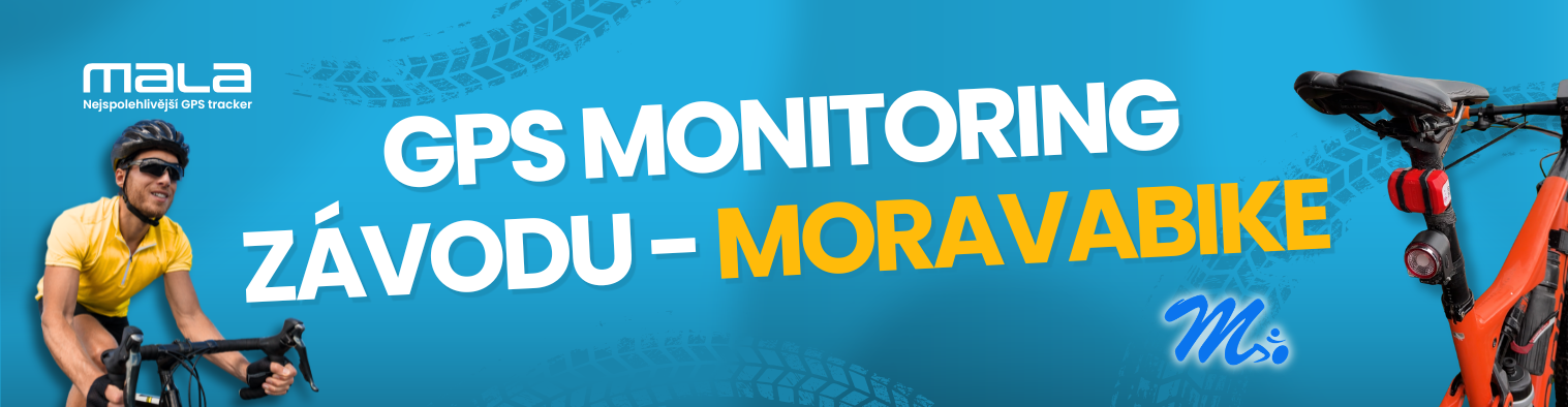 GPS monitoring závodů – Mala GPS a Morava Bike